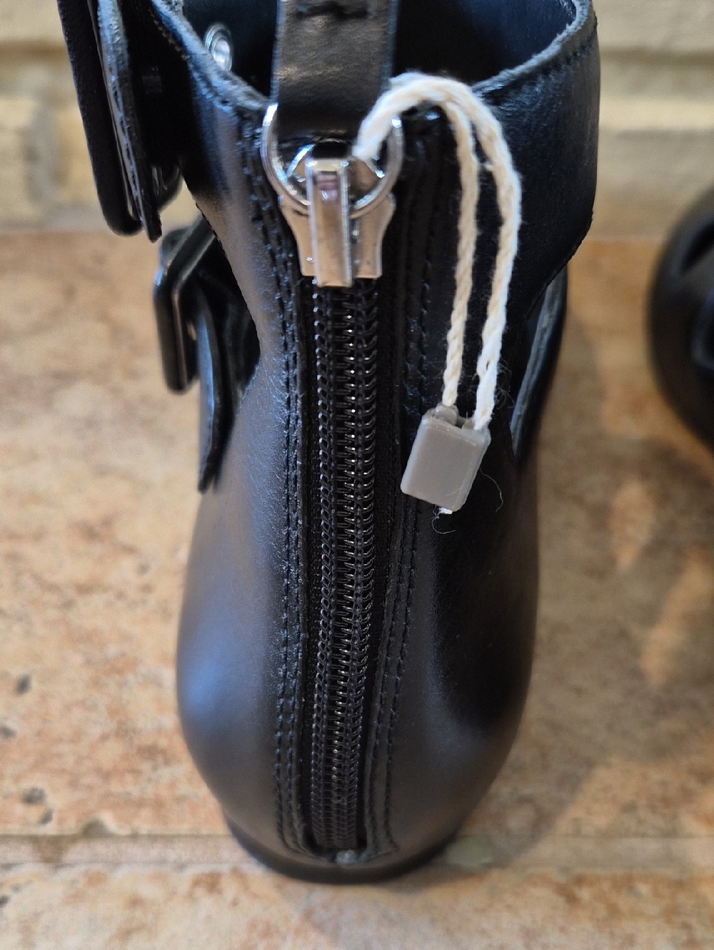 Ash Black Leather Flats. Made In Italy. - Picture 5 of 11